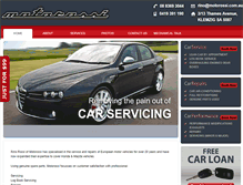 Tablet Screenshot of motorossi.com.au